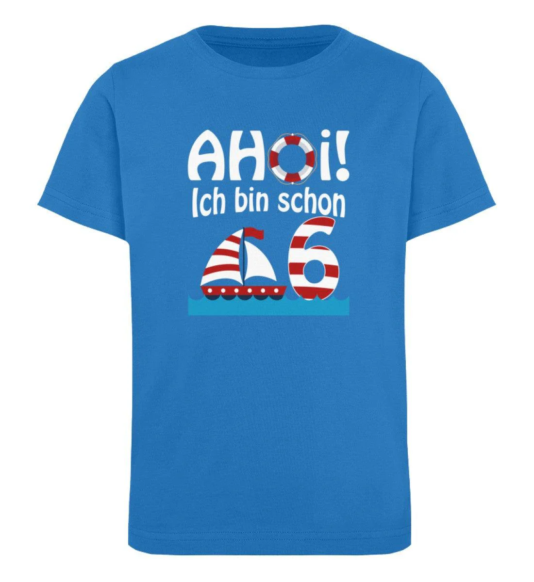 Ahoi ich bin schon 6 · Kinder Premium Bio T-Shirt - Image 4