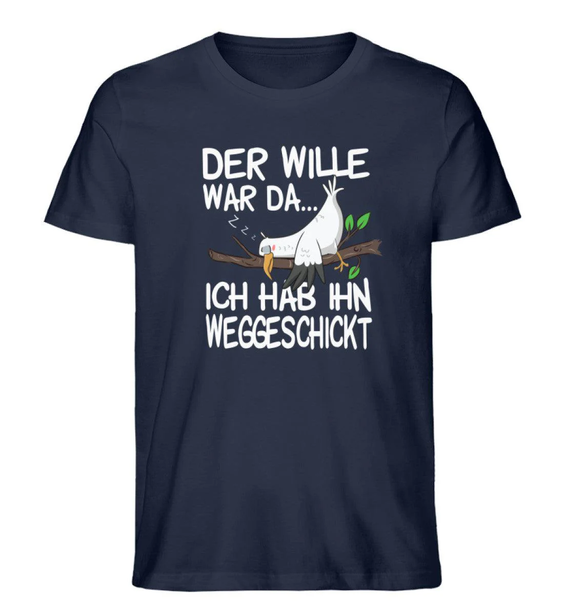 Der Wille war da weggeschickt · Herren Premium Bio T-Shirt - Image 5