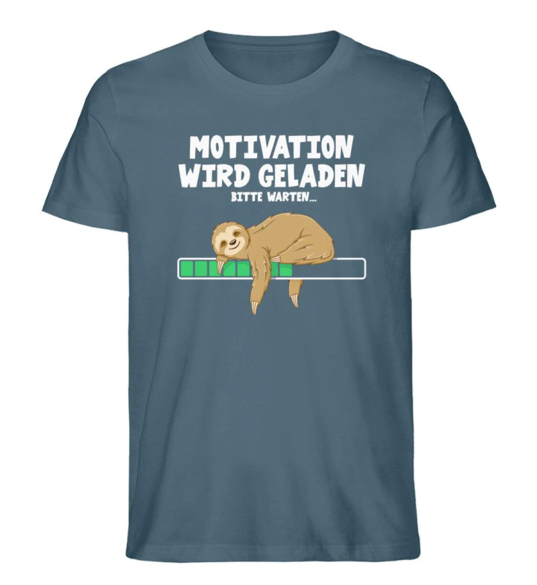 Faultier Motivation · Herren Premium Bio T-Shirt - Image 2