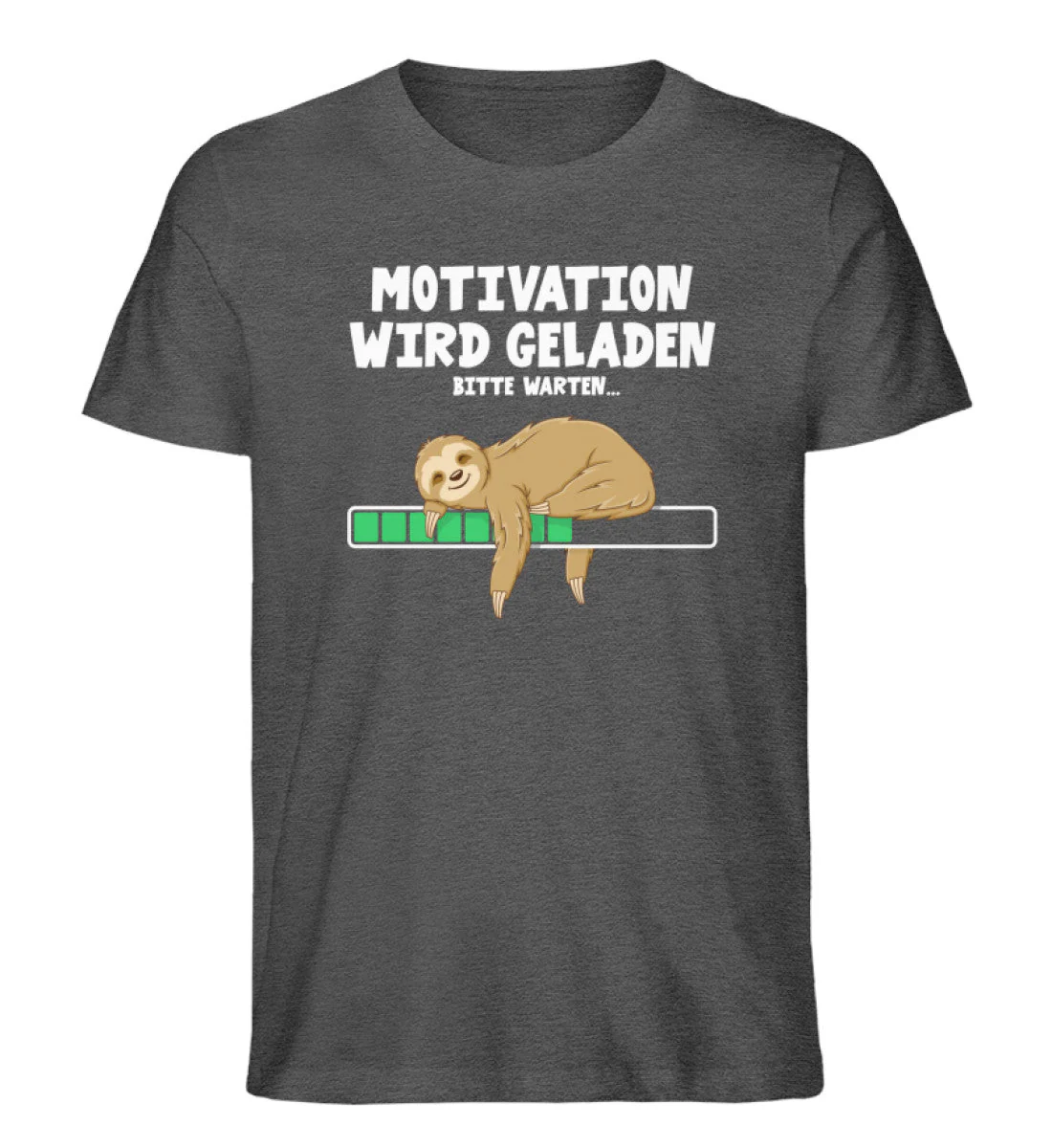 Faultier Motivation · Herren Premium Bio T-Shirt - Image 3