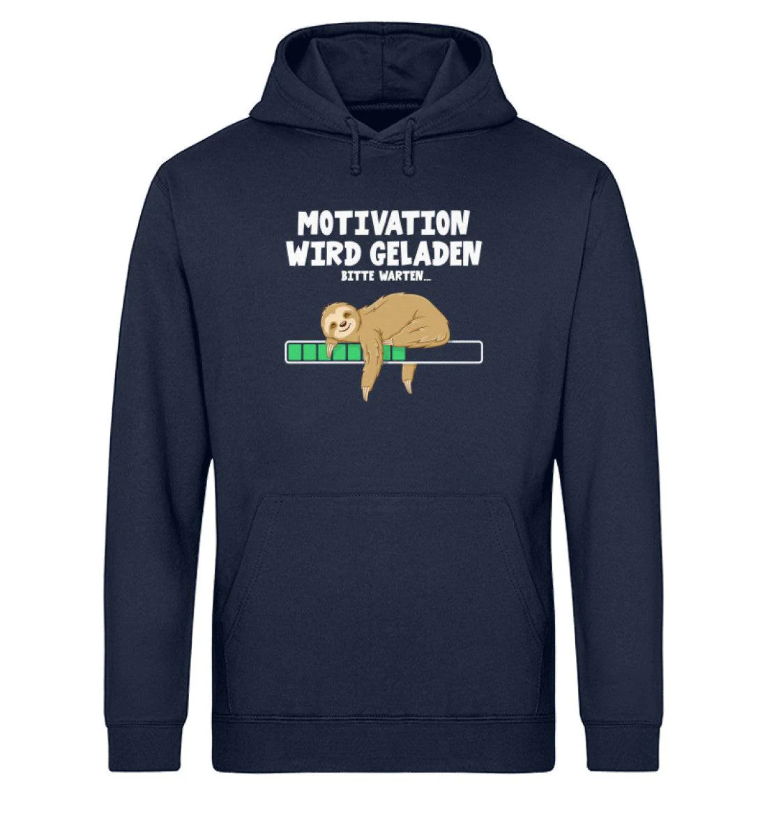 Faultier Motivation · Unisex Bio Hoodie - Image 3
