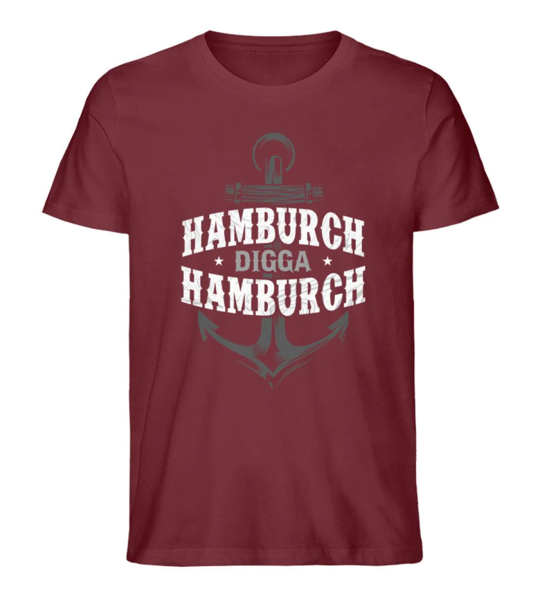 Hamburch Digga · Herren Premium Bio T-Shirt - Image 4