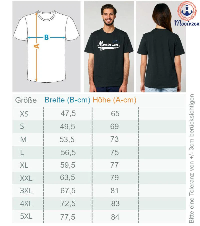 Hamburg Skyline Blau Weiss · Herren Premium Bio T-Shirt - Image 7