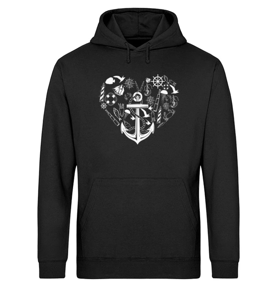 Herz Symbole · Unisex Bio Hoodie