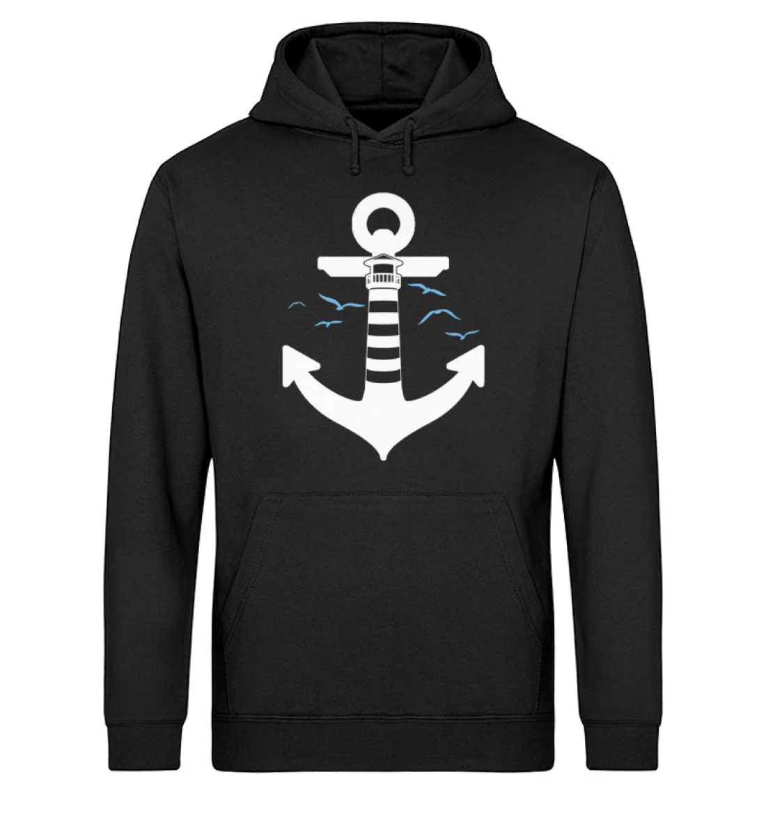 Leuchtturm Anker · Unisex Bio Hoodie