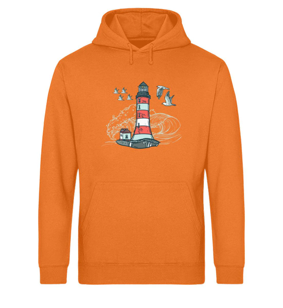 Leuchtturm im Sturm · Unisex Bio Hoodie - Image 4