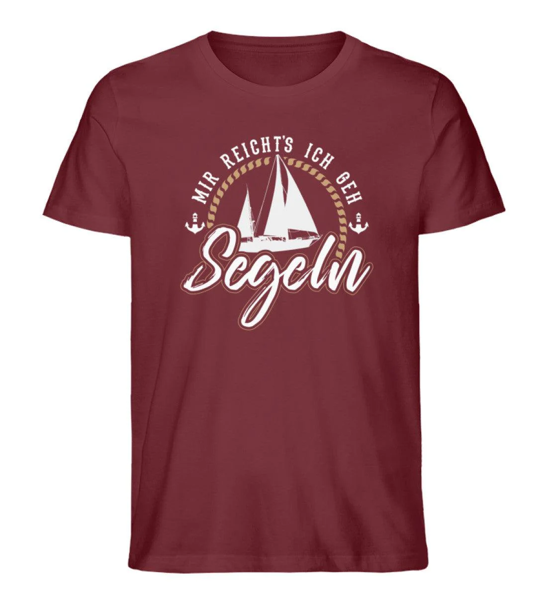 Mir reicht's ich geh Segeln · Herren Premium Bio T-Shirt - Image 5