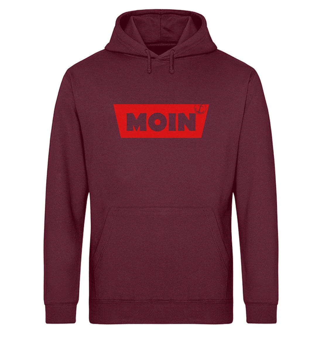 Moin Batch Rot · Unisex Bio Hoodie - Image 2