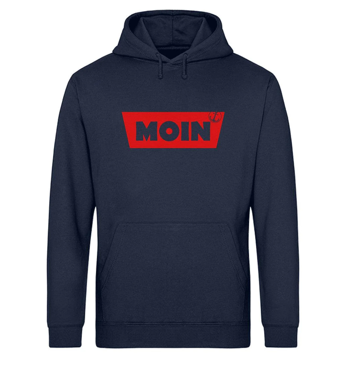 Moin Batch Rot · Unisex Bio Hoodie - Image 3