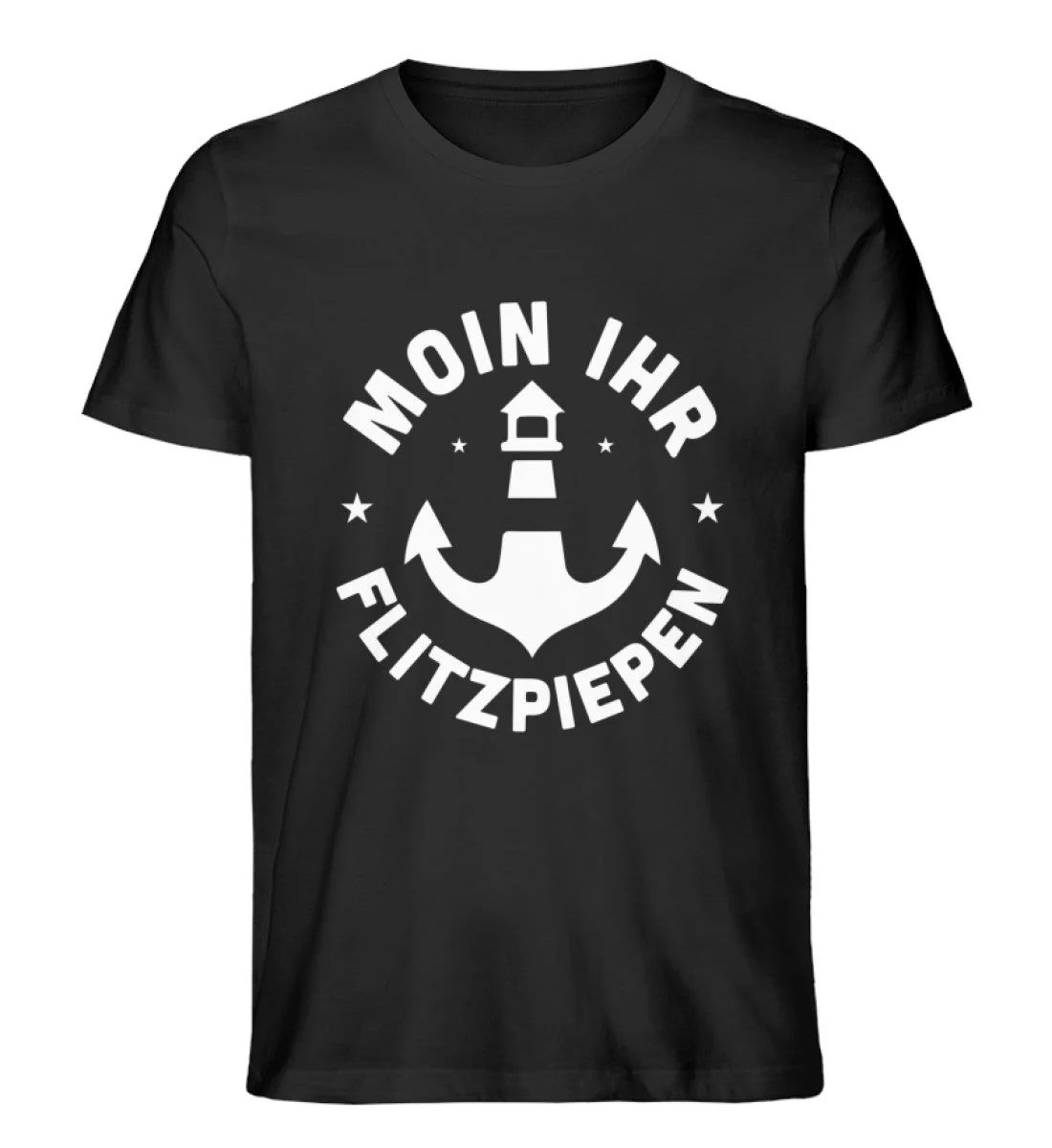 Moin ihr Flitzpiepen · Herren Premium Bio T-Shirt