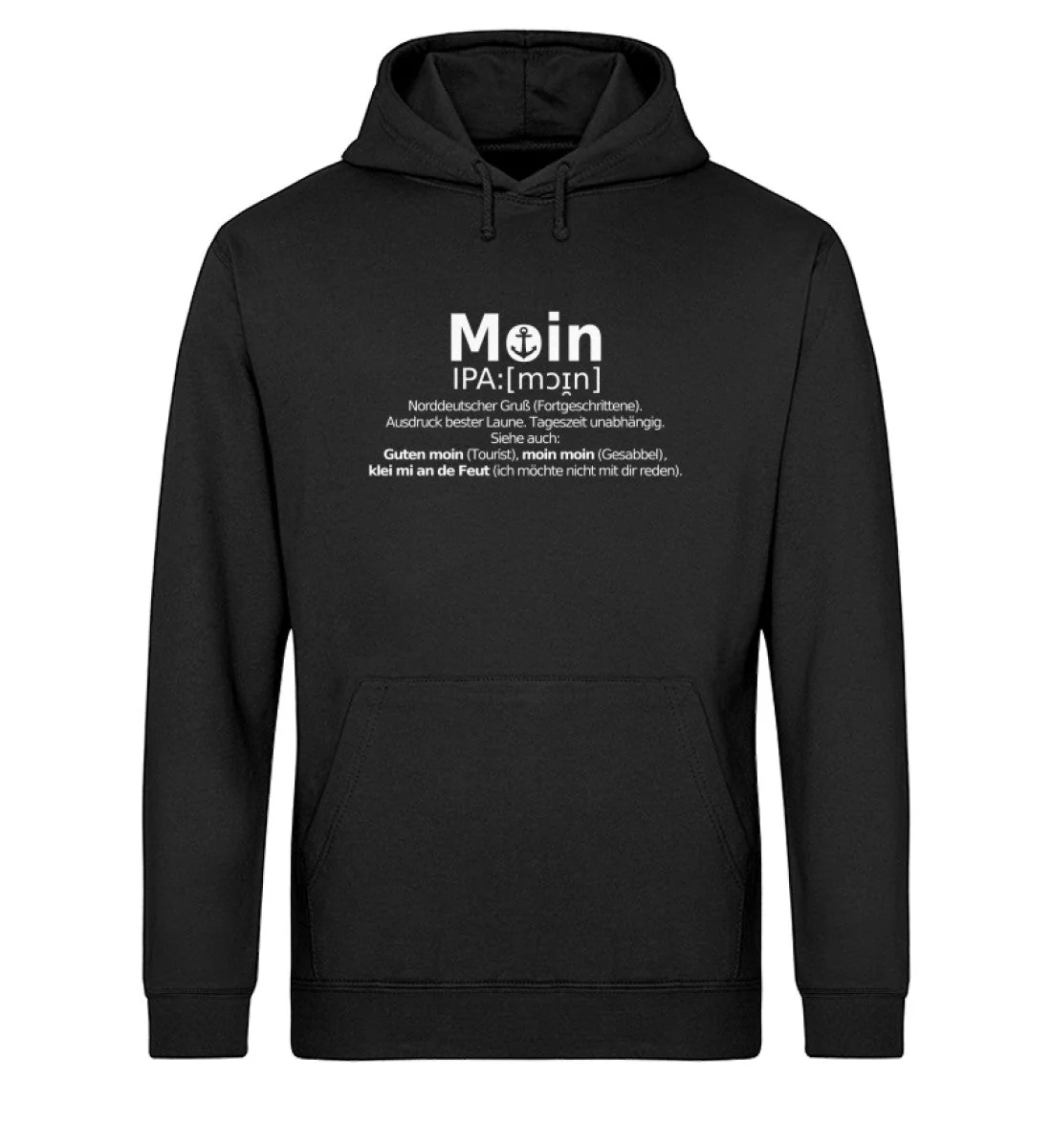 Moin Lexikon · Unisex Bio Hoodie