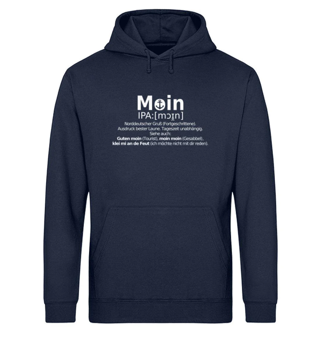 Moin Lexikon · Unisex Bio Hoodie - Image 3