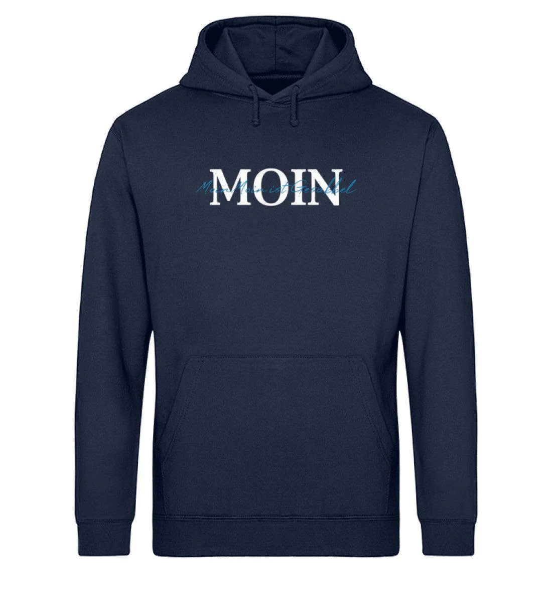 Moin Moin gesabbel · Unisex Bio Hoodie - Image 3