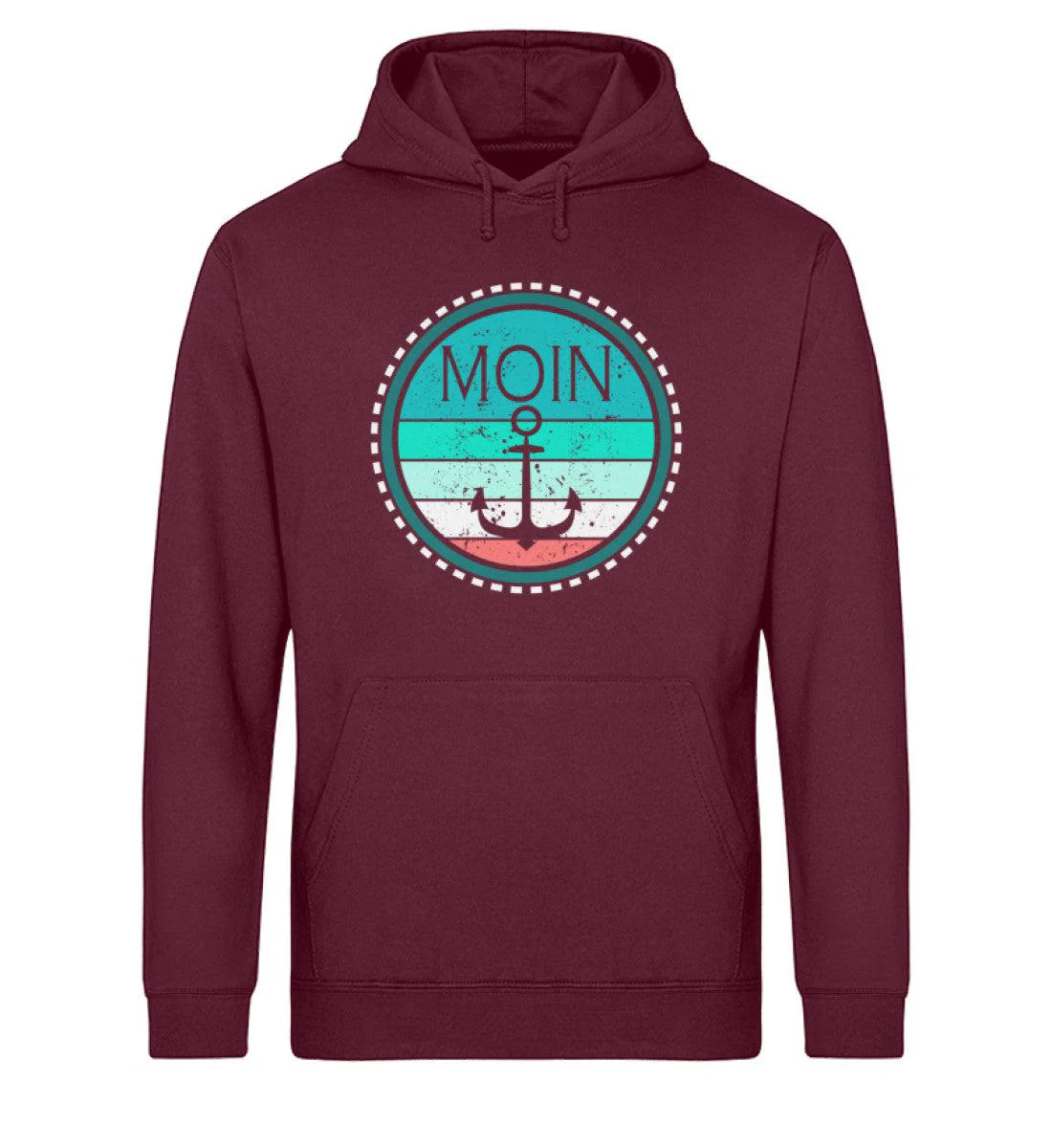Moin Retro Grün · Unisex Bio Hoodie - Image 2