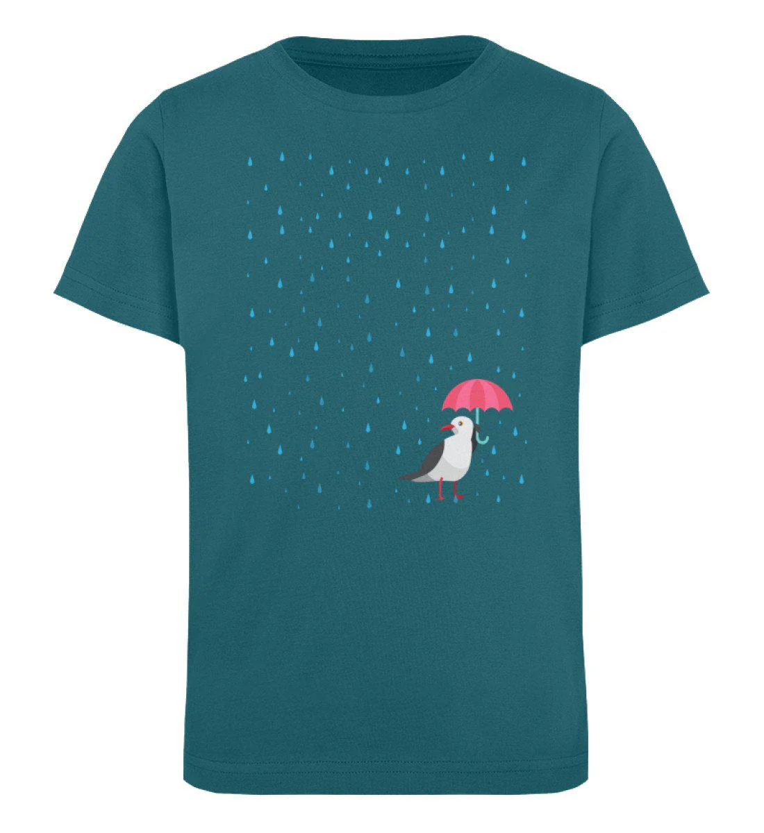Möwe Regenschirm · Kinder Premium Bio T-Shirt - Image 3
