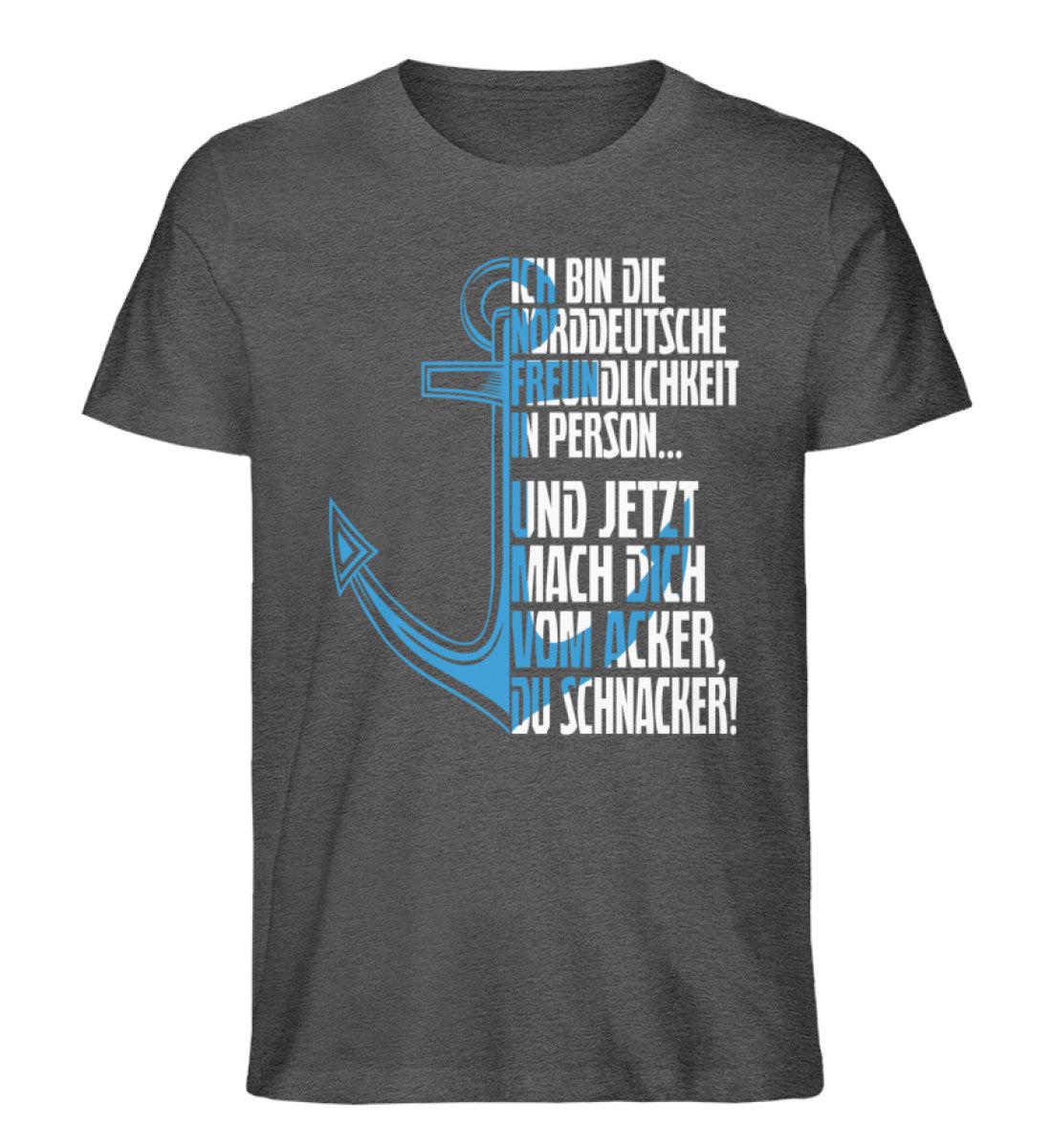 Norddeutsche Freundlichkeit · Herren Premium Bio T-Shirt - Image 3