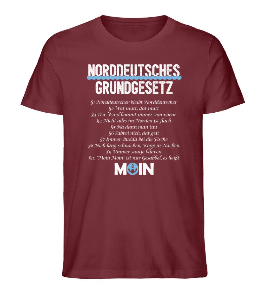 Norddeutsches Grundgesetz · Herren Premium Bio T-Shirt - Image 4