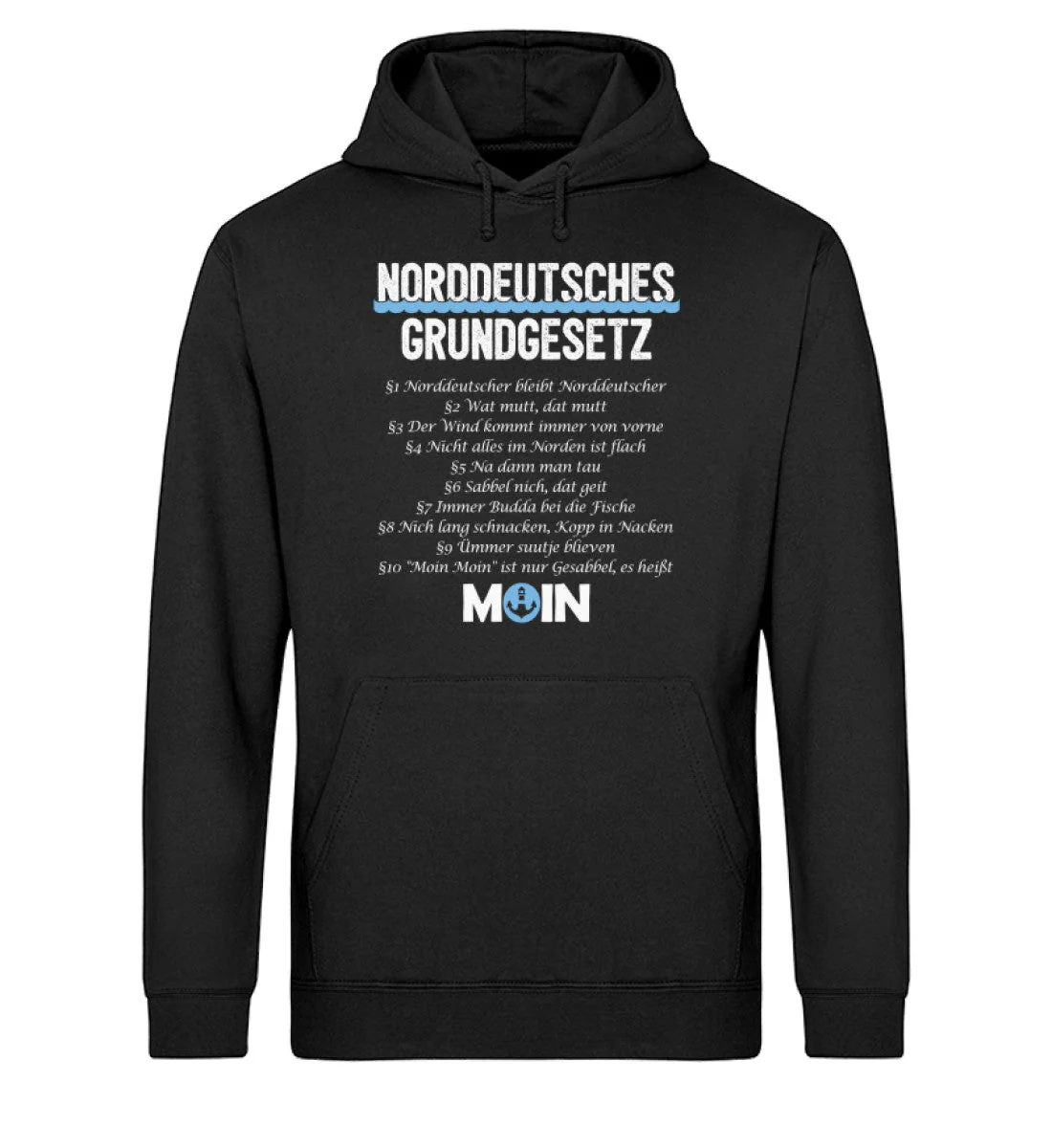 Norddeutsches Grundgesetz · Unisex Bio Hoodie