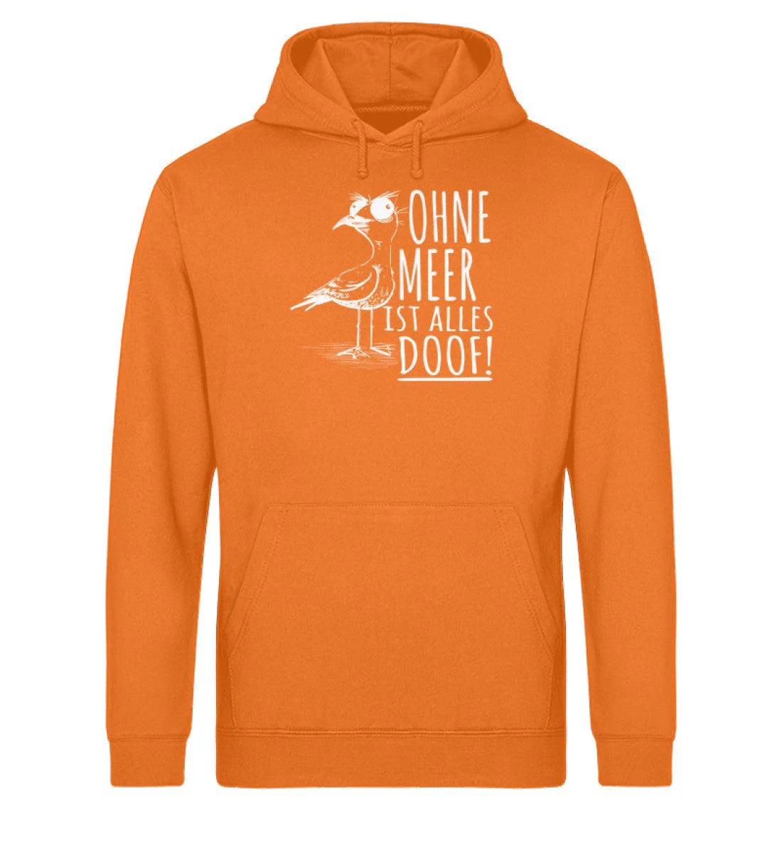 Ohne Meer doof · Unisex Bio Hoodie - Image 5