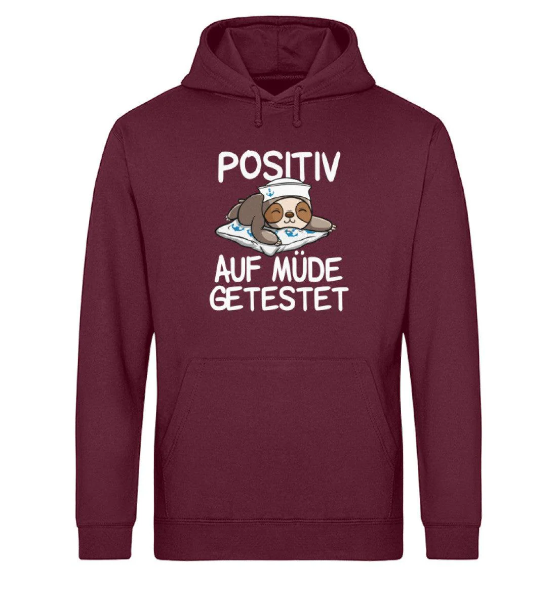 Positiv auf müde getestet · Unisex Bio Hoodie - Image 2
