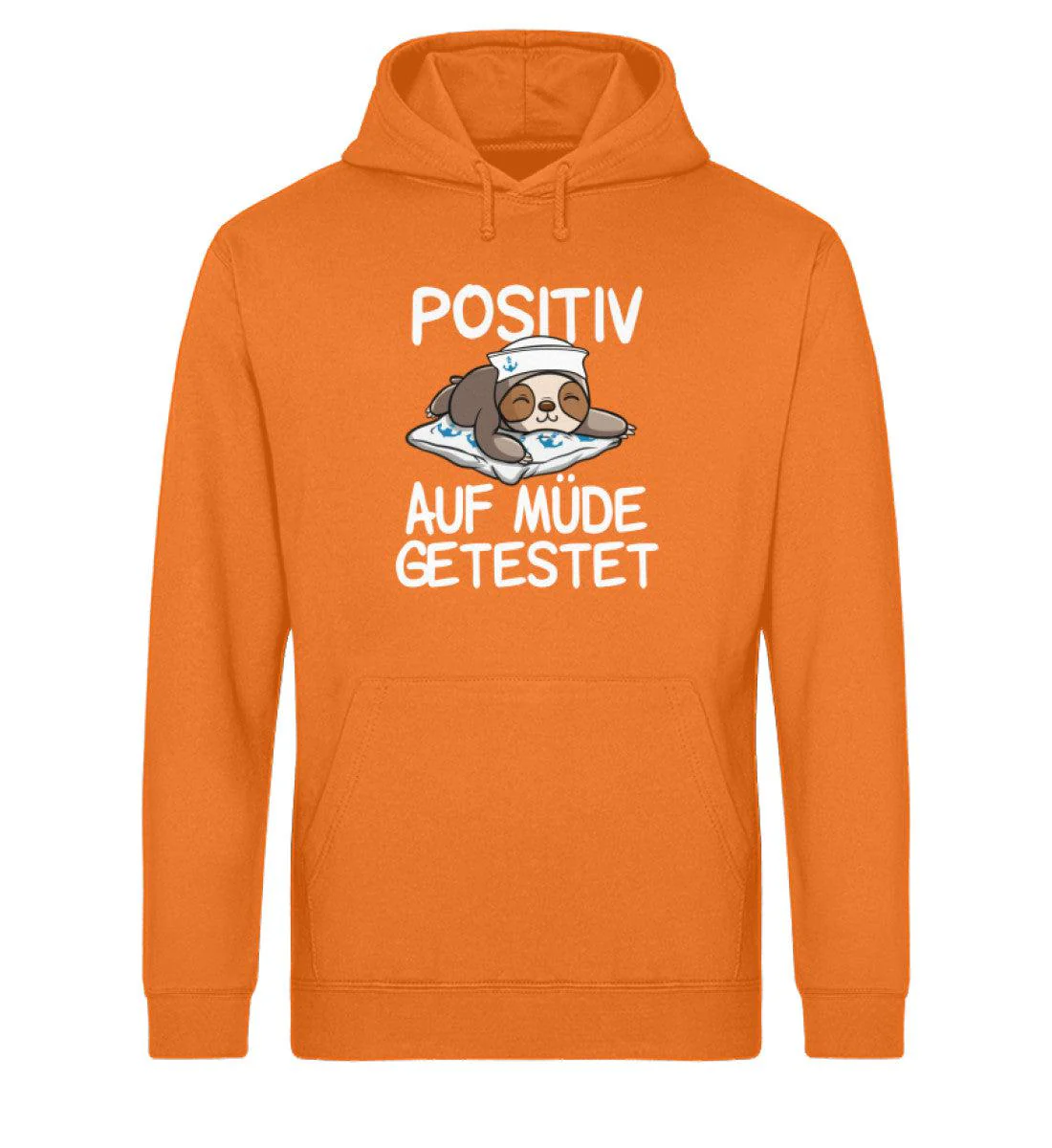 Positiv auf müde getestet · Unisex Bio Hoodie - Image 5
