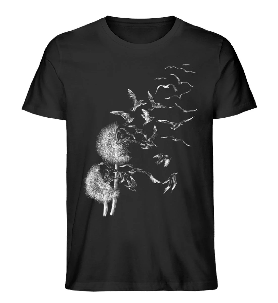 Pusteblume Möwen · Herren Premium Bio T-Shirt