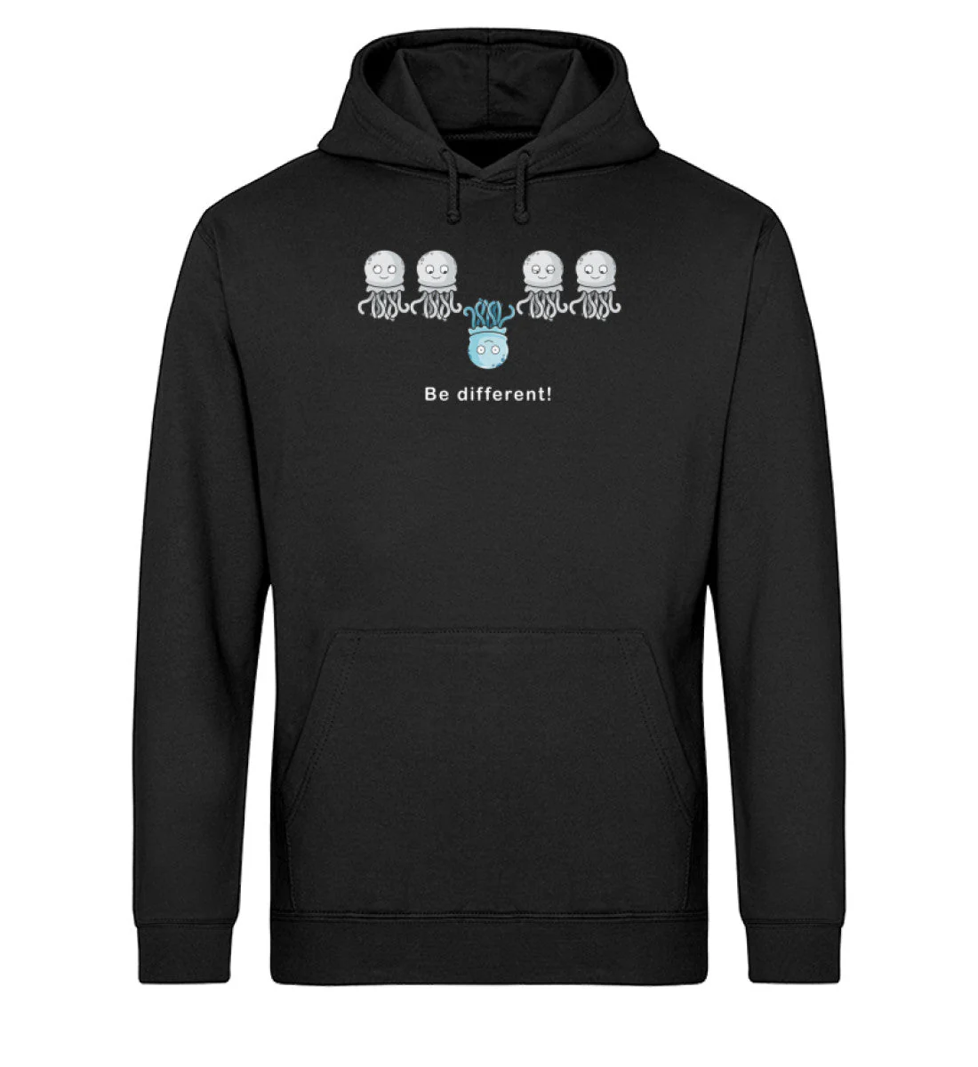 Quallen different · Unisex Bio Hoodie