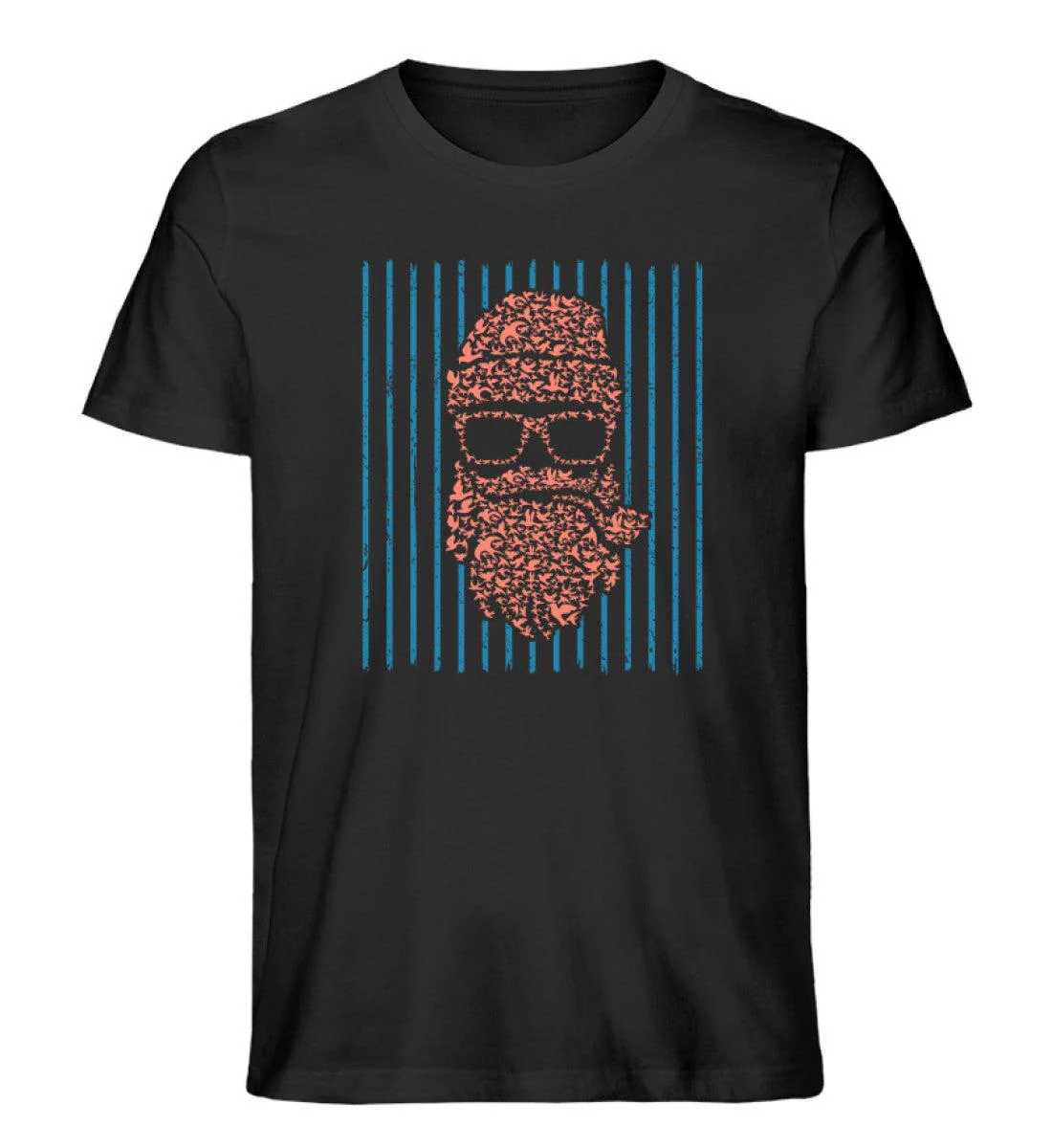 Seemann blaue Streifen · Herren Premium Bio T-Shirt