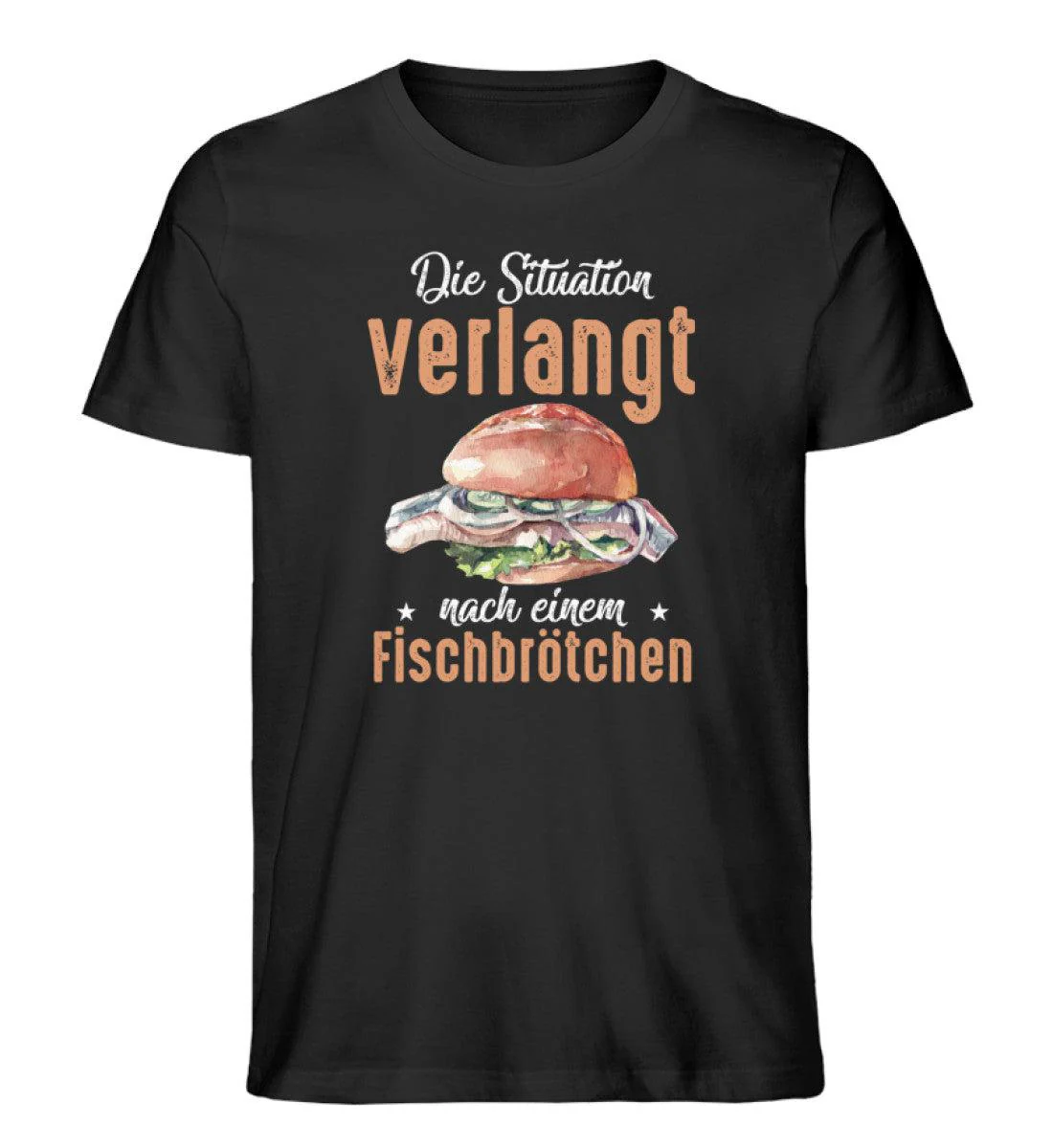 Situation verlangt Fischbrötchen · Herren Premium Bio T-Shirt