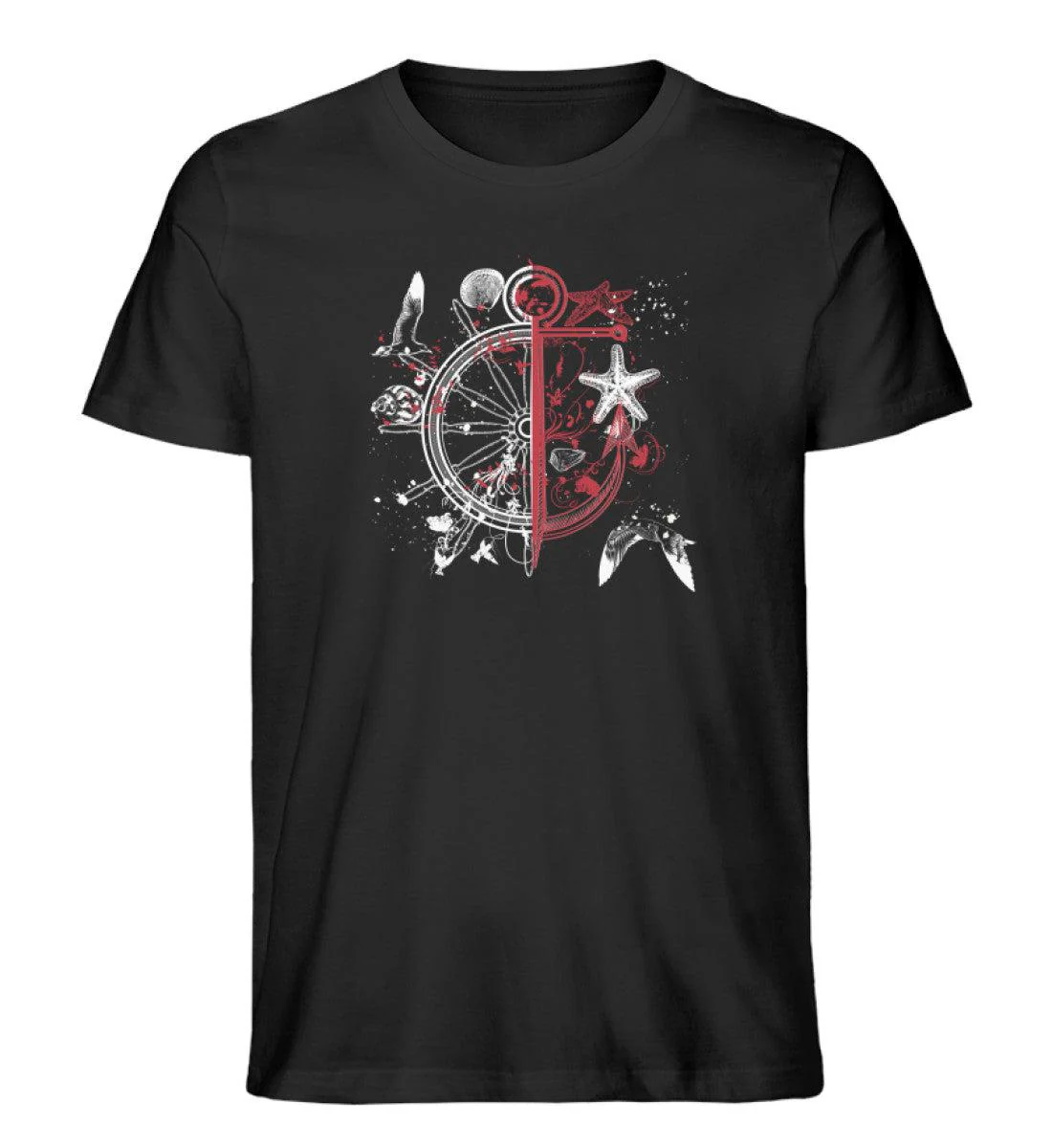 Steuerrad Abstrakt · Herren Premium Bio T-Shirt