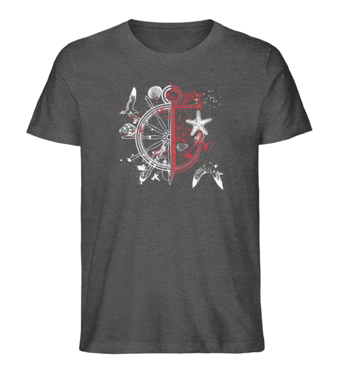 Steuerrad Abstrakt · Herren Premium Bio T-Shirt - Image 3