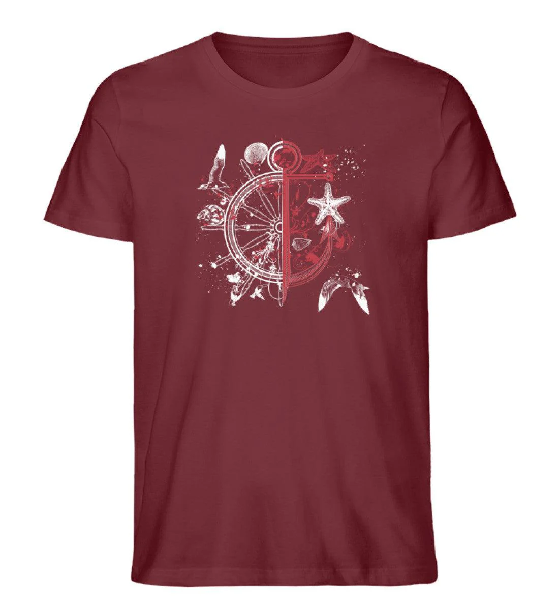 Steuerrad Abstrakt · Herren Premium Bio T-Shirt - Image 4