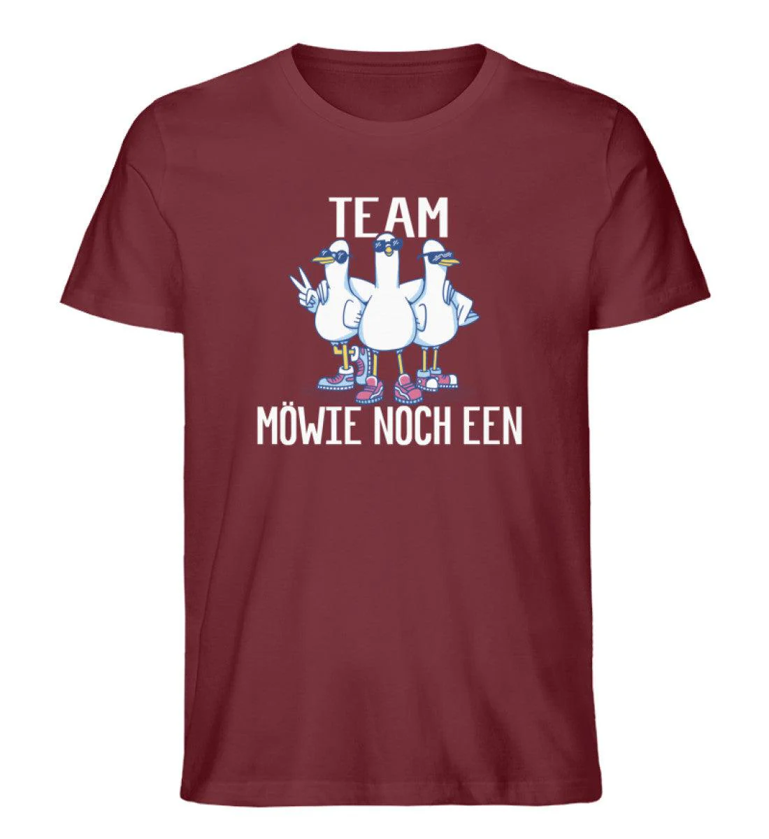 Team Möwie noch een · Herren Premium Bio T-Shirt - Image 5