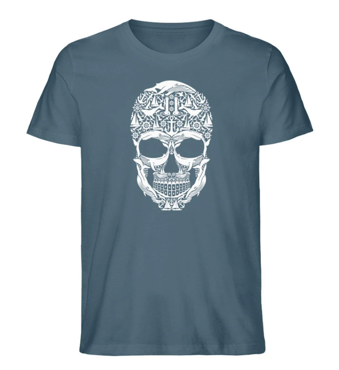 Totenkopf Symbole · Herren Premium Bio T-Shirt - Image 4